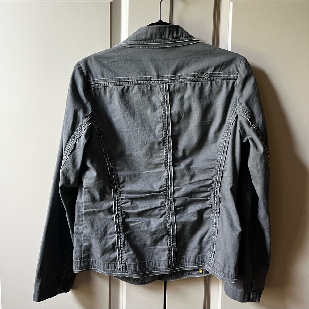 Sundance Doubled breasted Cotton Jacket Size Small - Picture 4 of 7